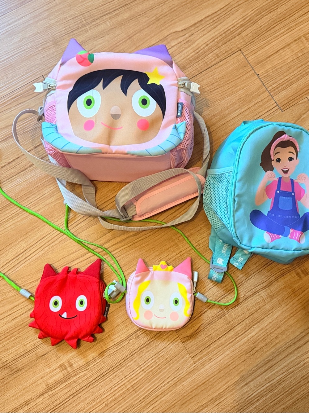 Tonies figurine bags // ms rachel, fairy, monster,& princess bags bundle